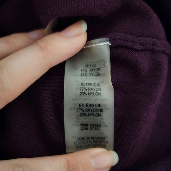 Calvin Klein Purple Sweater Size Small - Picture 4 of 6